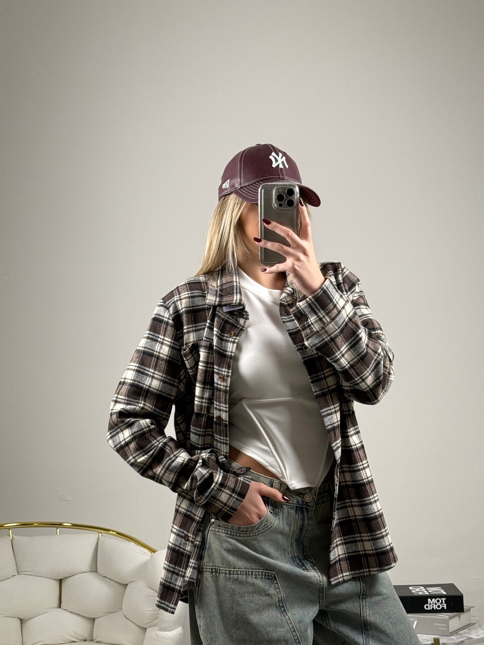 Camicia in flanella a quadri