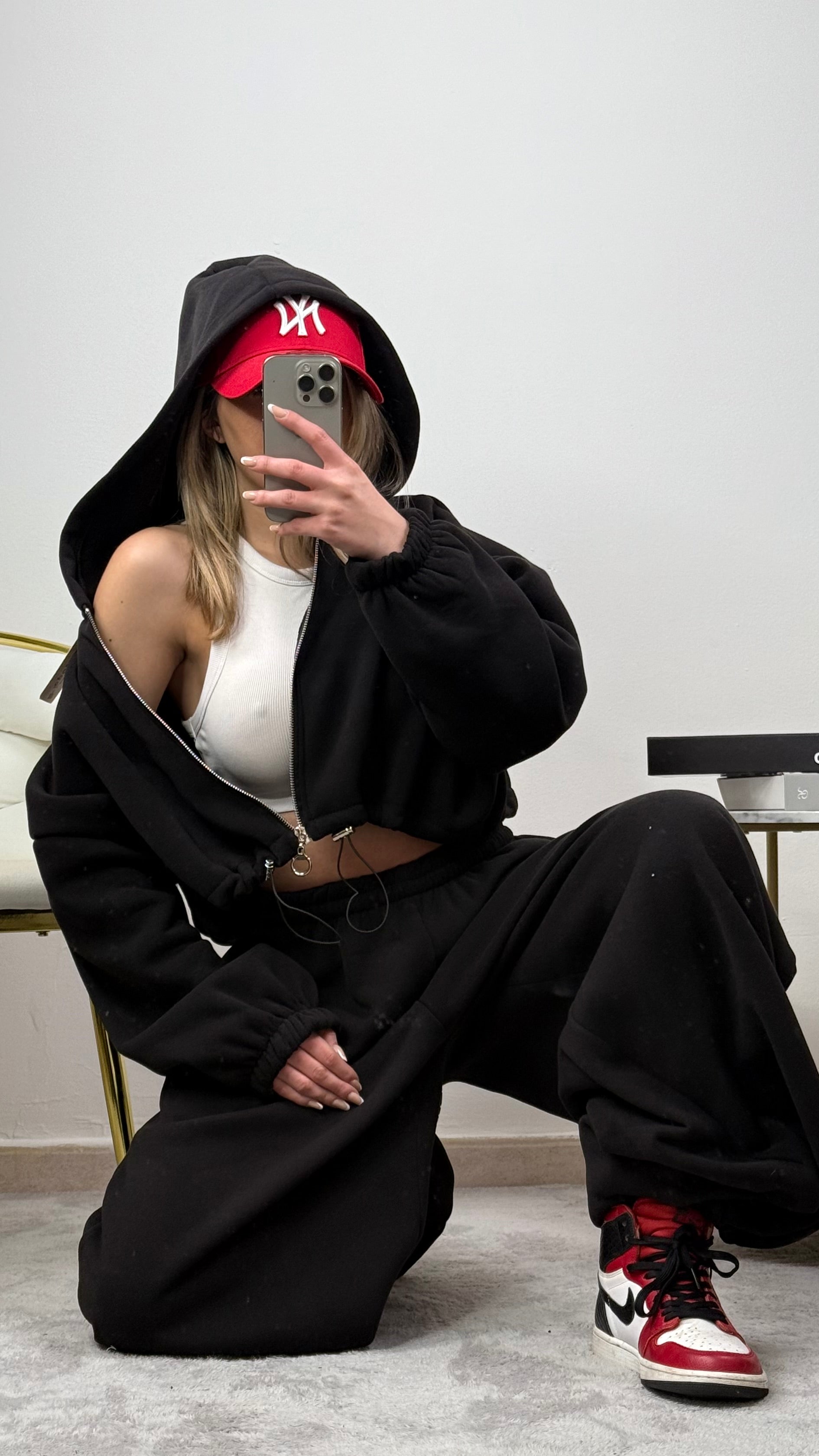 Coordinato tuta modello oversize