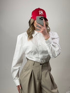 Camicia bustier con apertura a cuore sul retro