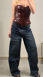 Jeans Ballon con fibbie