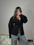 Blazer con maniche a sbuffo