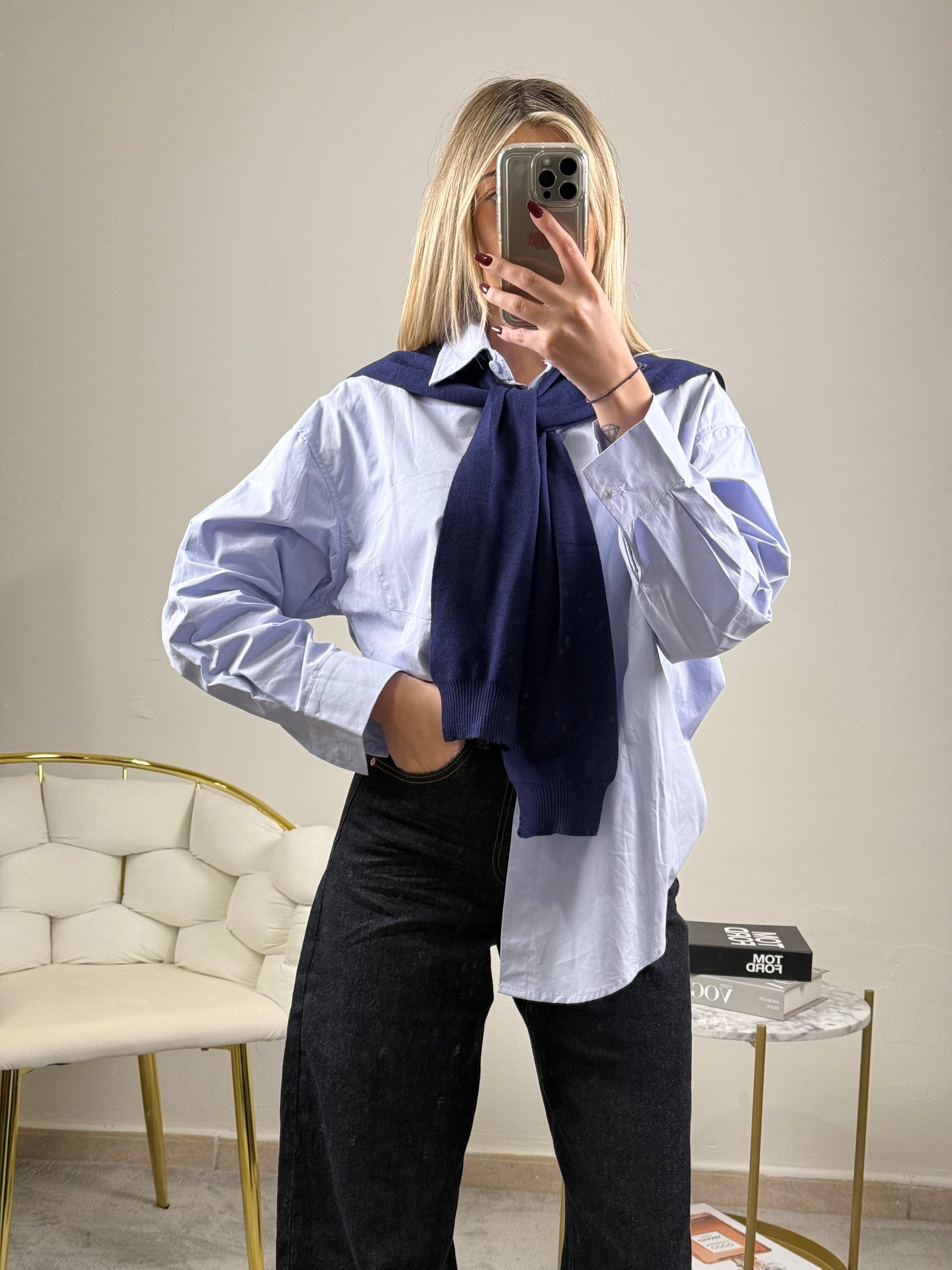 Camicia con felpina