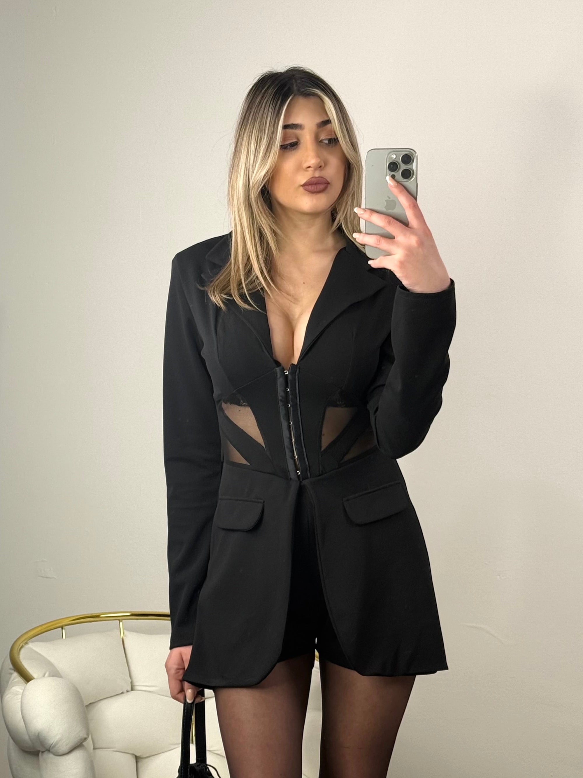 Abito/tuta blazer mod. Mugler