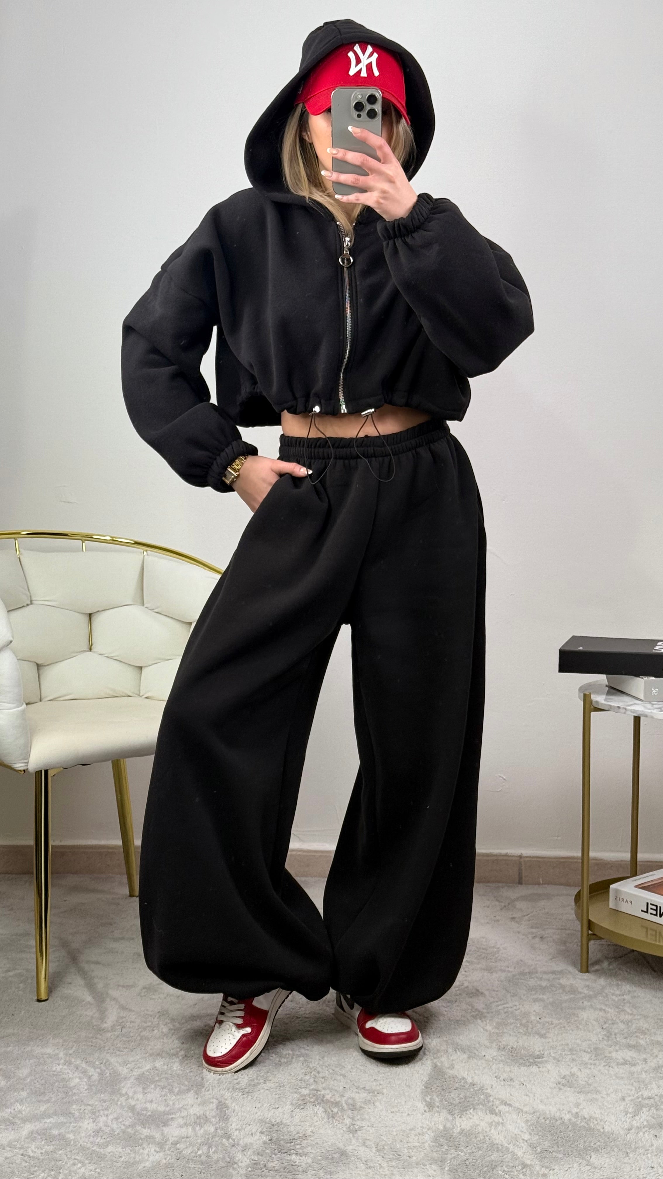 Coordinato tuta modello oversize