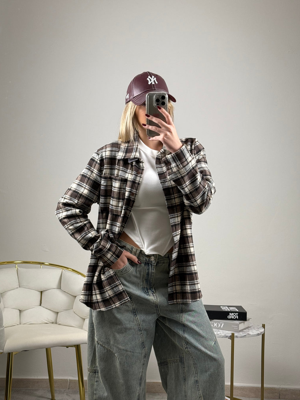 Camicia in flanella a quadri