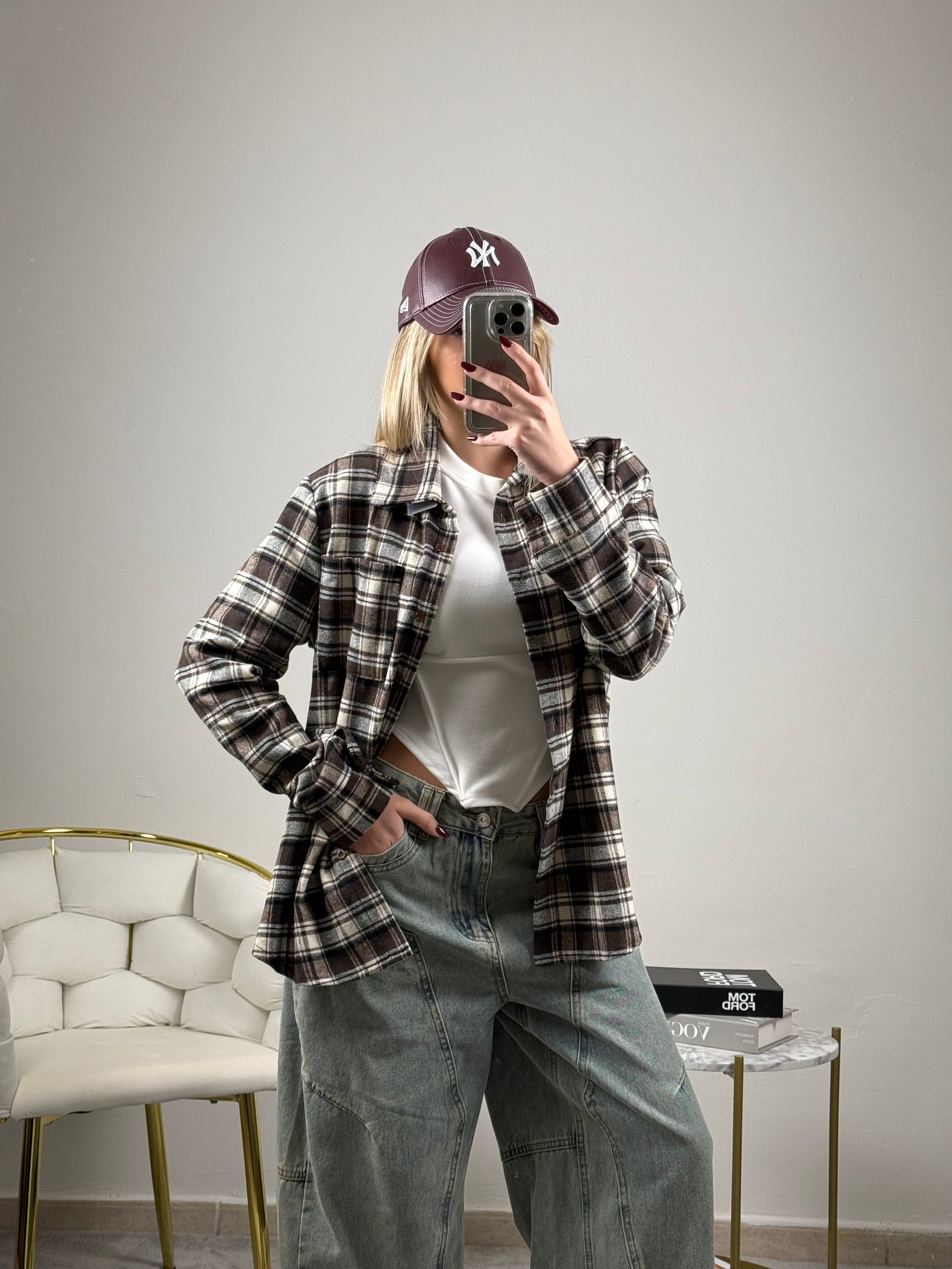 Camicia in flanella a quadri