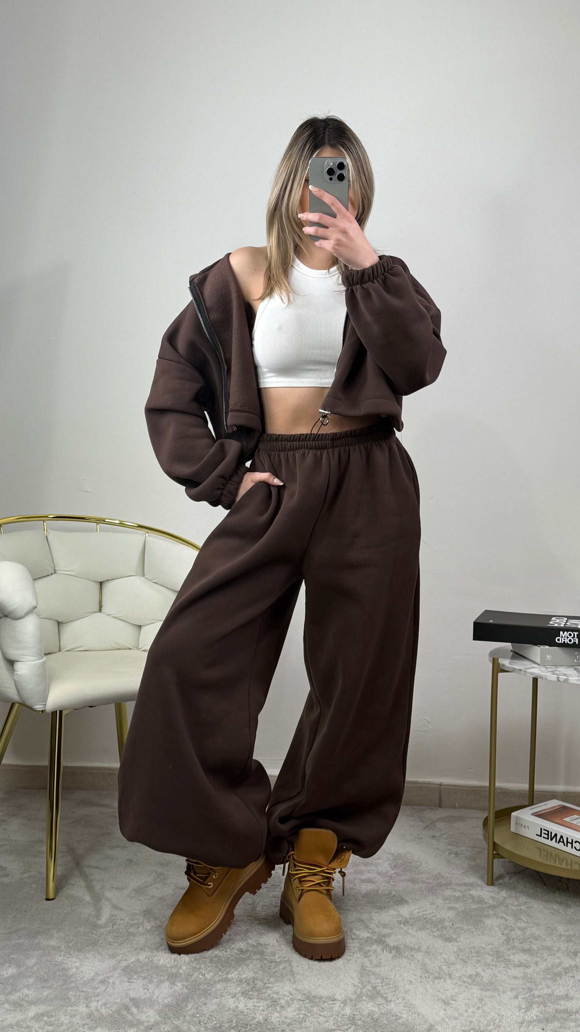 Coordinato tuta modello oversize